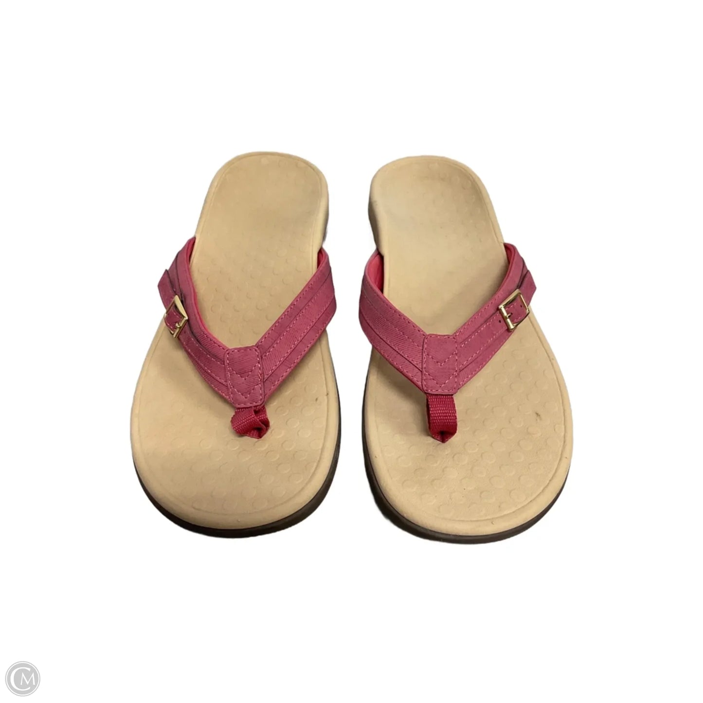 Sandals Flip Flops By Vionic In Pink, Size: 10