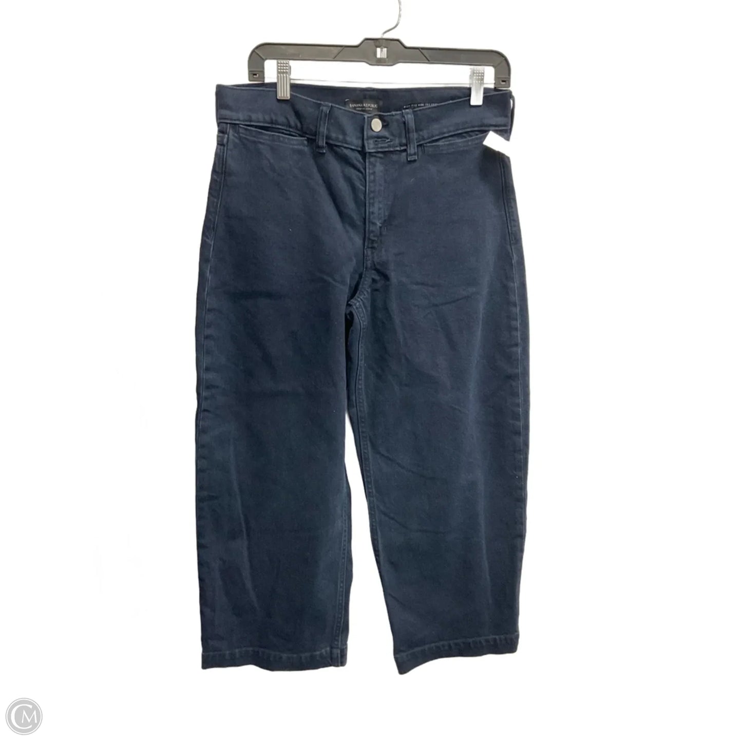 Jeans Wide Leg By Banana Republic In Blue Denim, Size: 6