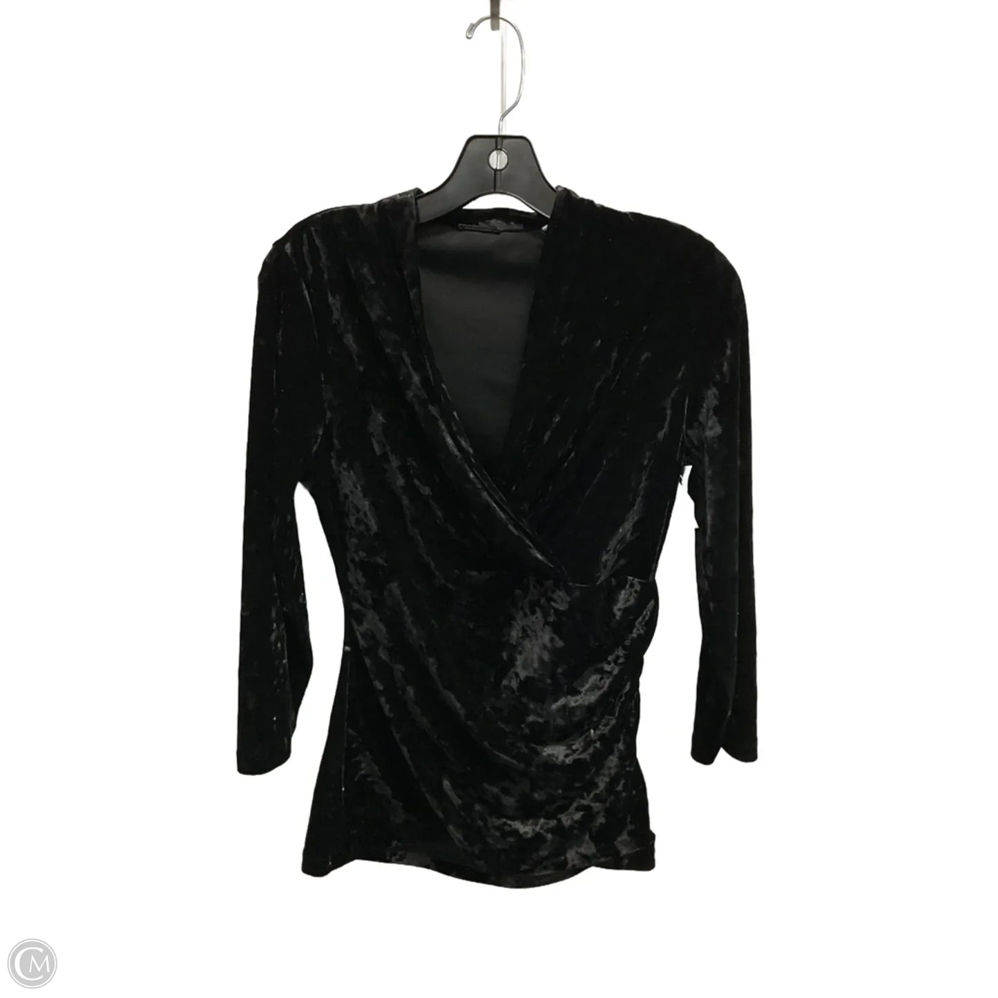 Top Long Sleeve By Elie Tahari In Black, Size: M