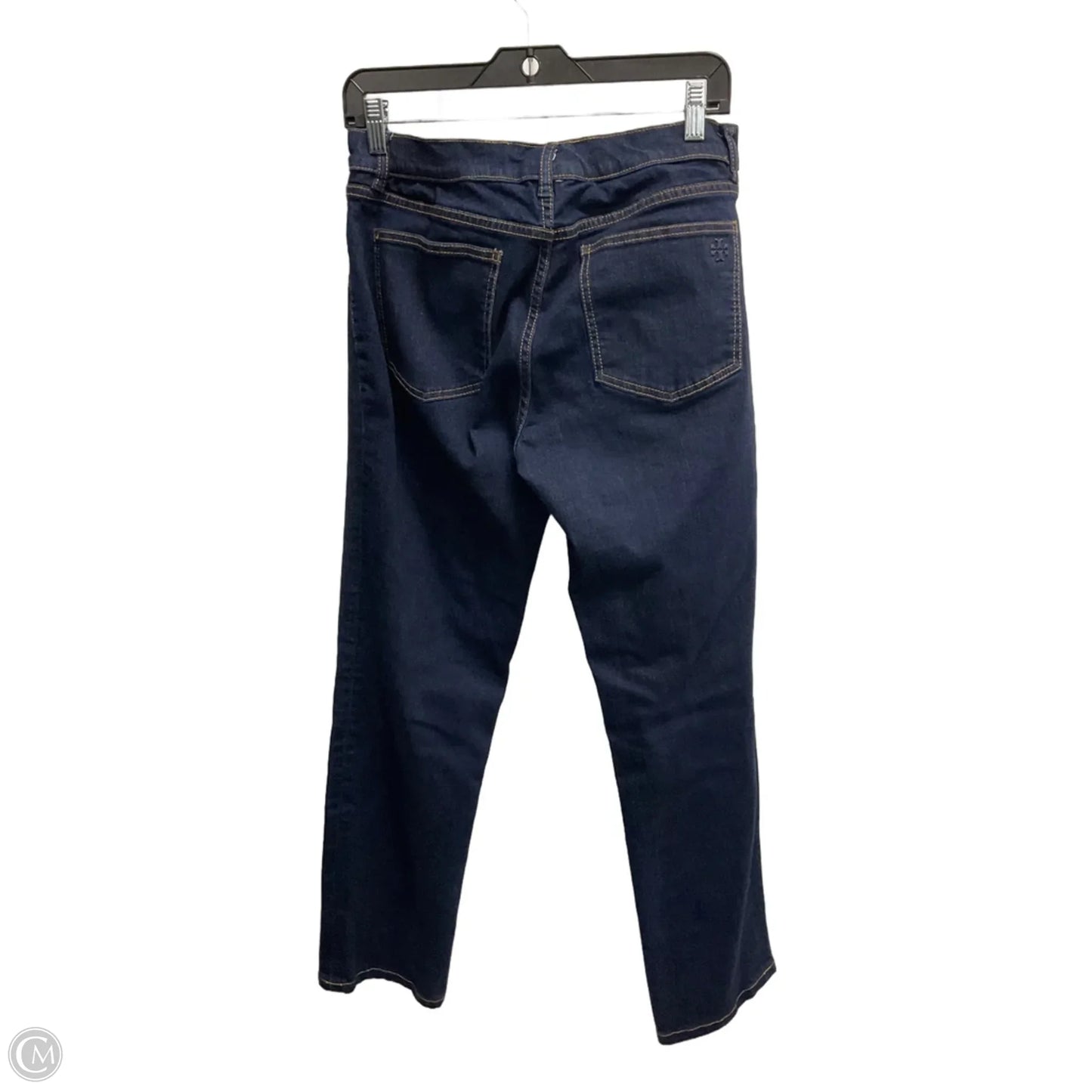 Jeans Designer By Tory Burch In Blue Denim, Size: 14