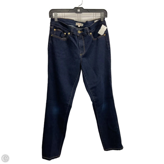 Jeans Designer By Tory Burch In Blue Denim, Size: 14