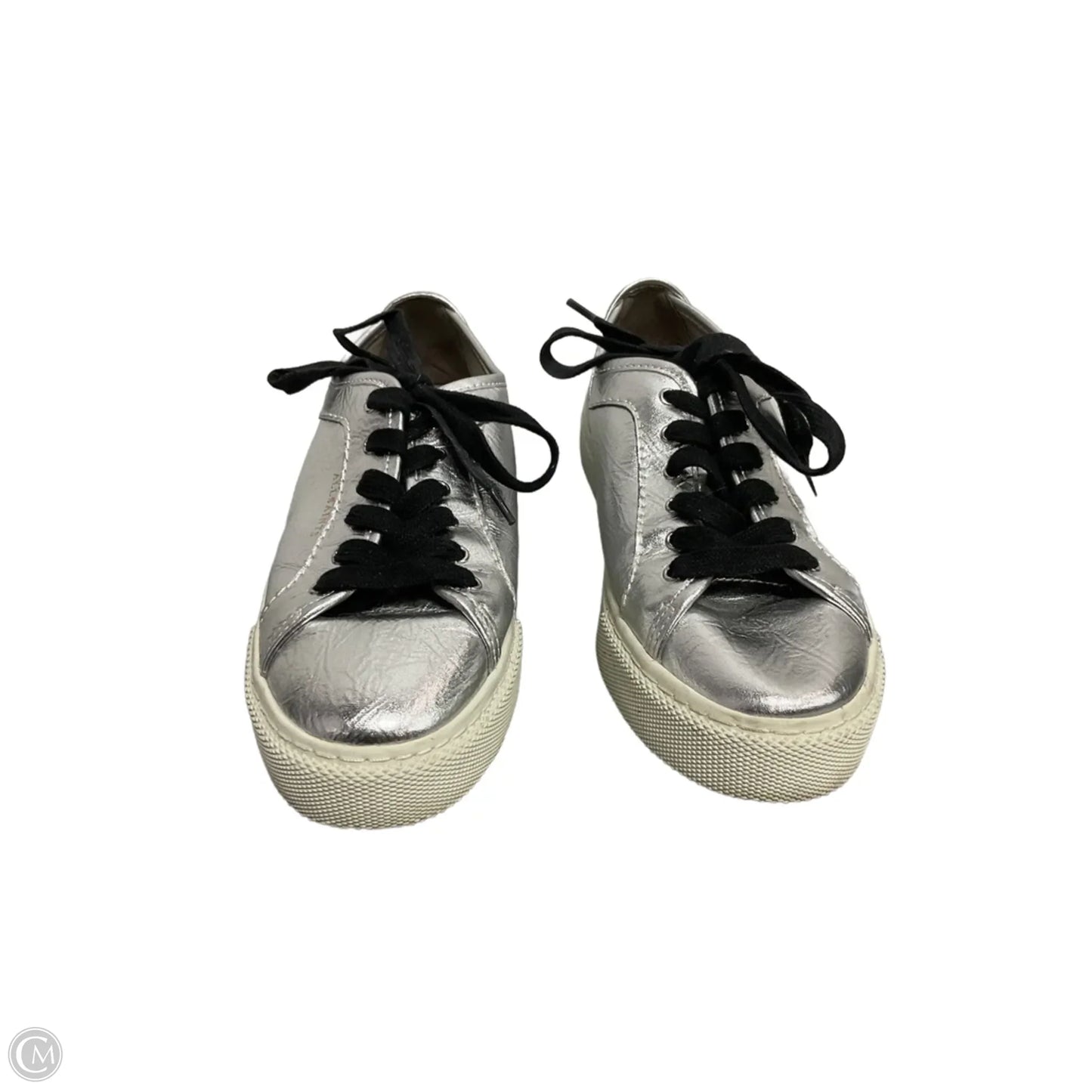 Shoes Designer By All Saints In Silver, Size: 8