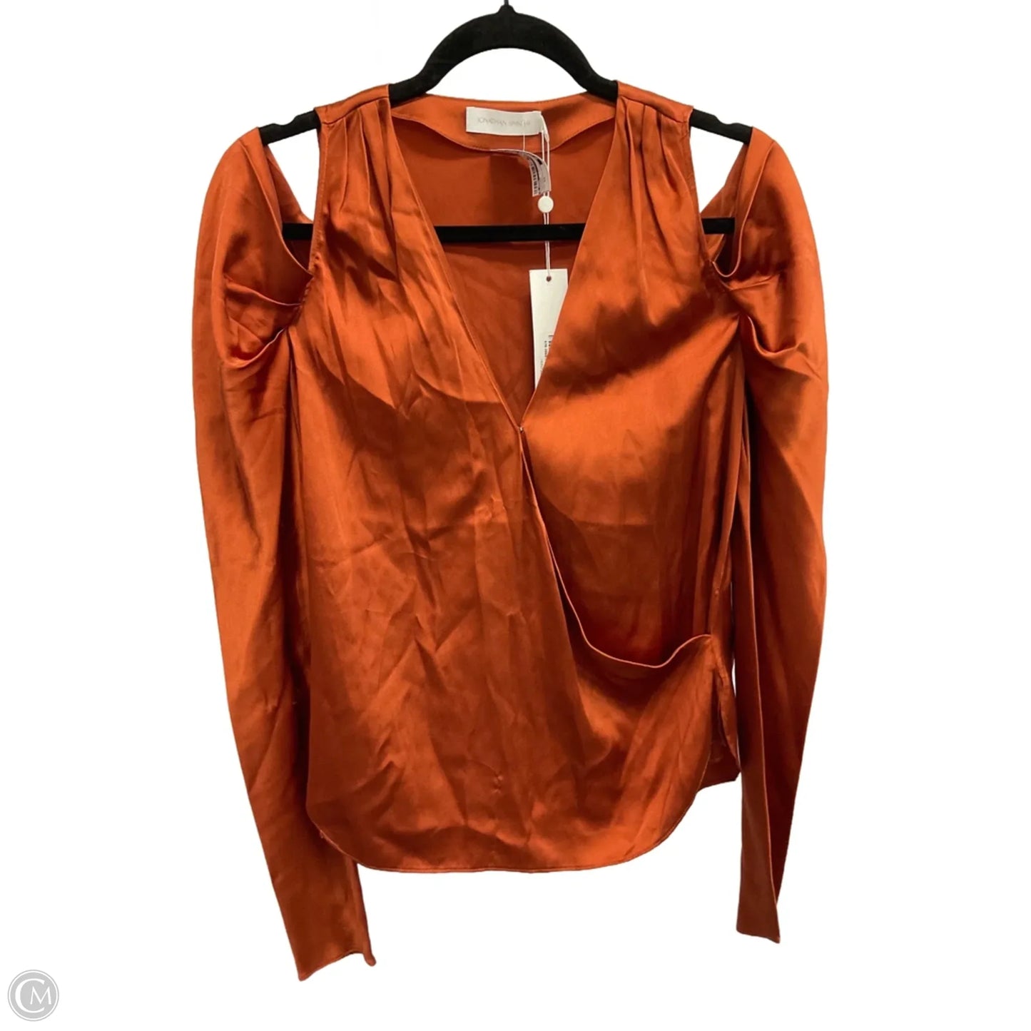 Blouse Long Sleeve By Cma In Orange, Size: Xs