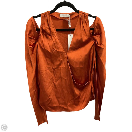 Blouse Long Sleeve By Cma In Orange, Size: Xs