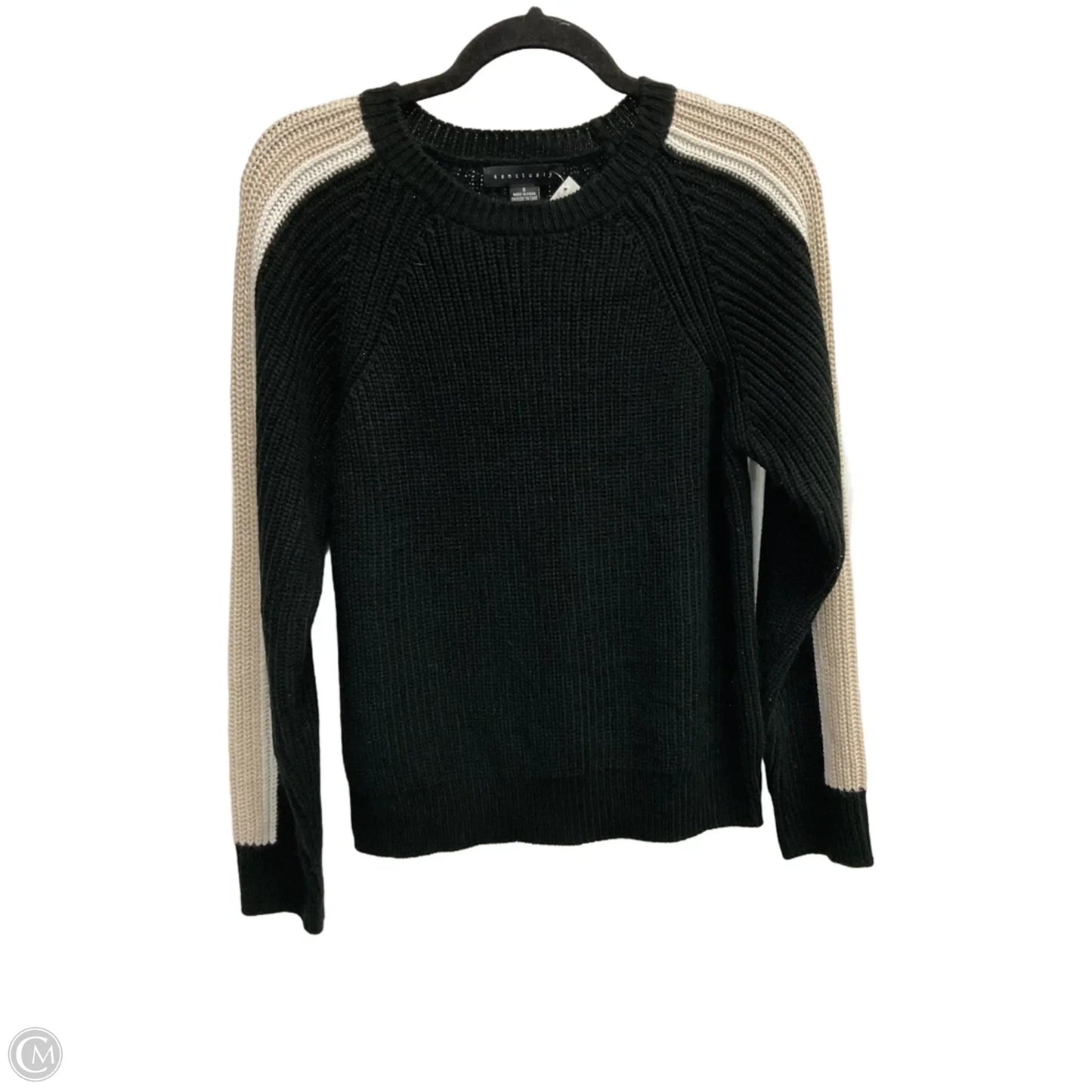 Sweater By Sanctuary In Black & Tan, Size: S