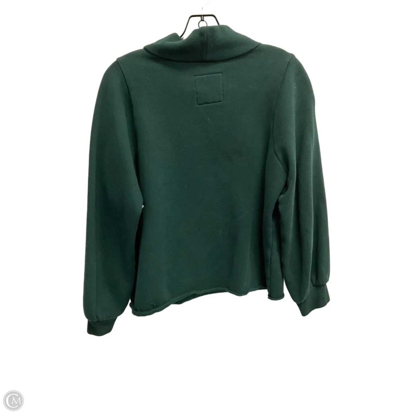 Sweatshirt Collar By Madewell In Green, Size: M