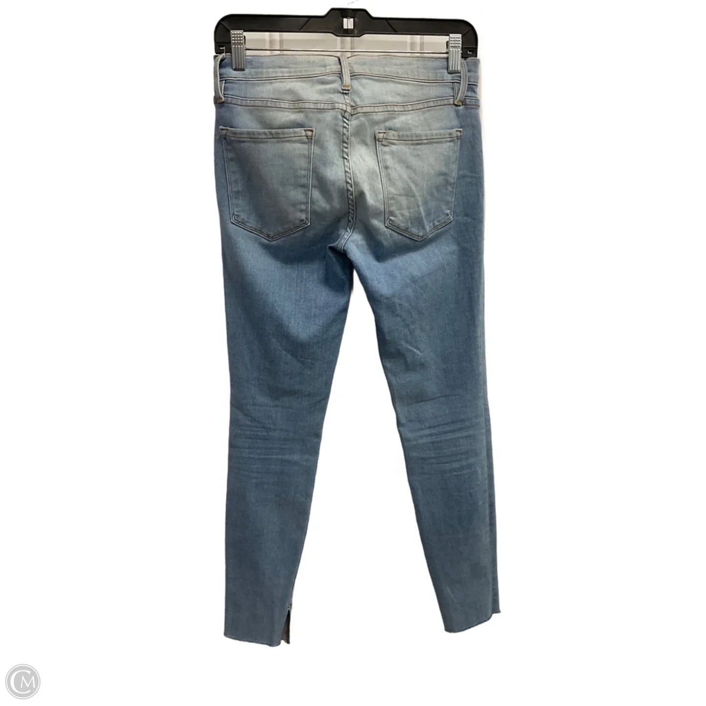 Jeans Skinny By Frame In Blue Denim, Size: 4