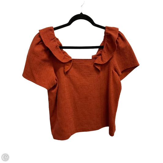 Top Sleeveless By Madewell In Orange, Size: M