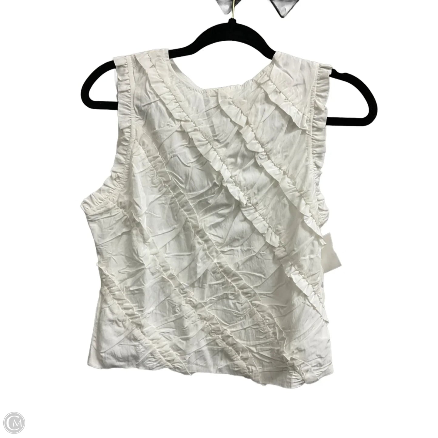 Top Sleeveless By Heyson In White, Size: S