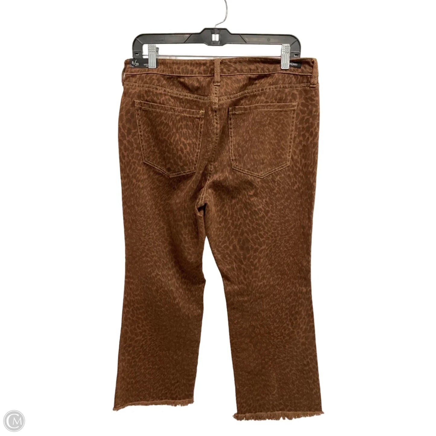 Jeans Boot Cut By Liverpool In Leopard Print, Size: 8