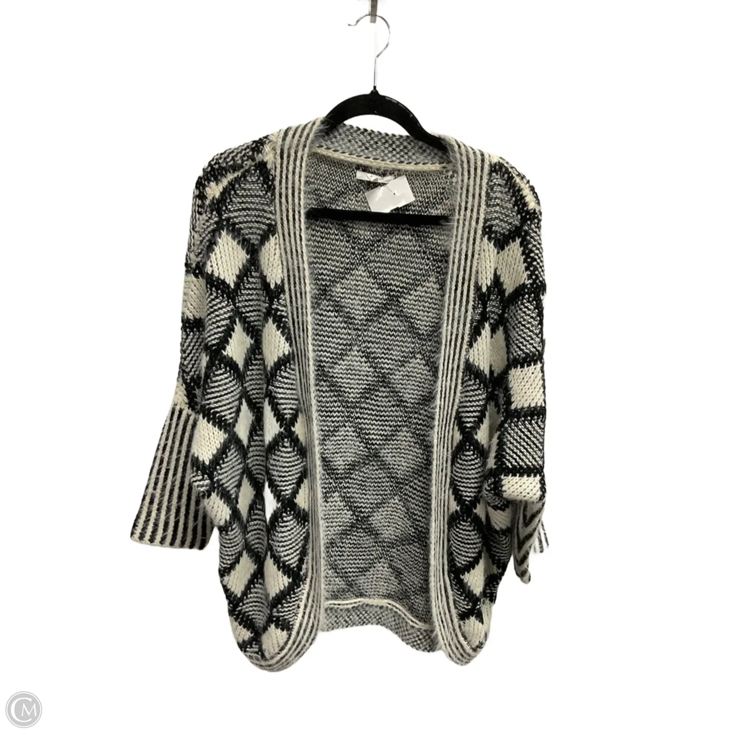 Sweater Cardigan By Maurices In Geometric Pattern, Size: S