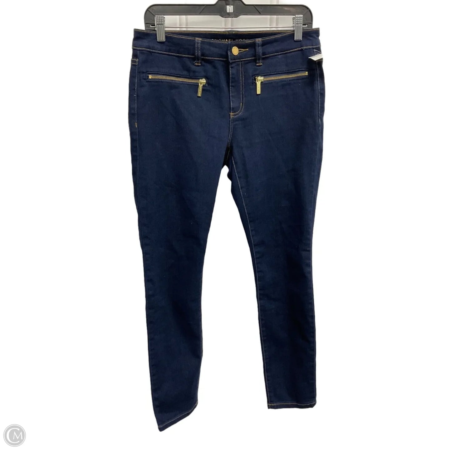 Jeans Skinny By Michael By Michael Kors In Blue Denim, Size: 6