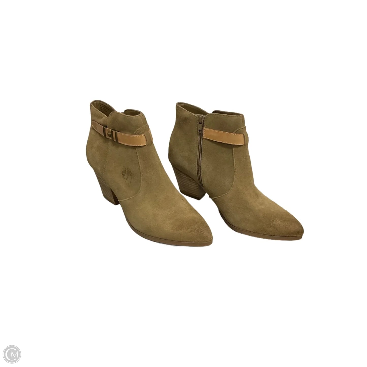 Boots Ankle Heels By Seychelles In Brown, Size: 8.5