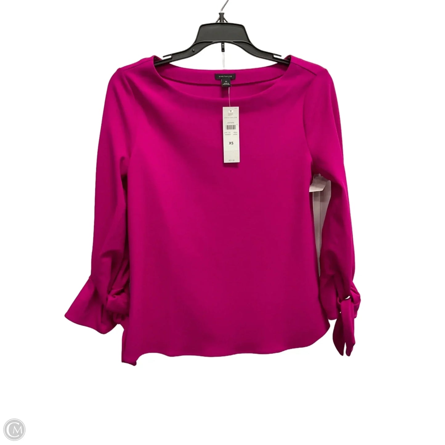 Blouse 3/4 Sleeve By Ann Taylor In Pink, Size: Xs