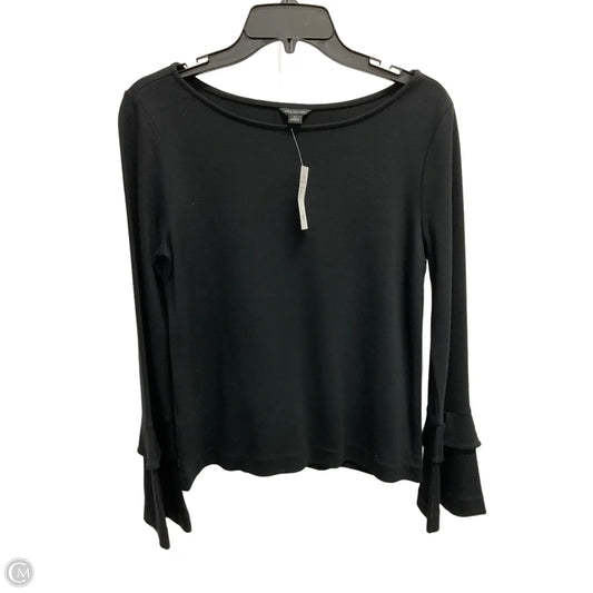 Top Long Sleeve By Ann Taylor In Black, Size: Xs