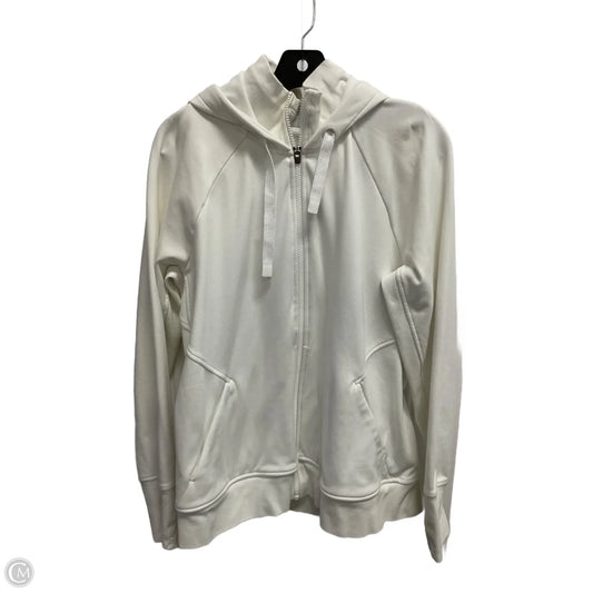 Athletic Sweatshirt Hoodie By Athleta In White, Size: Xl