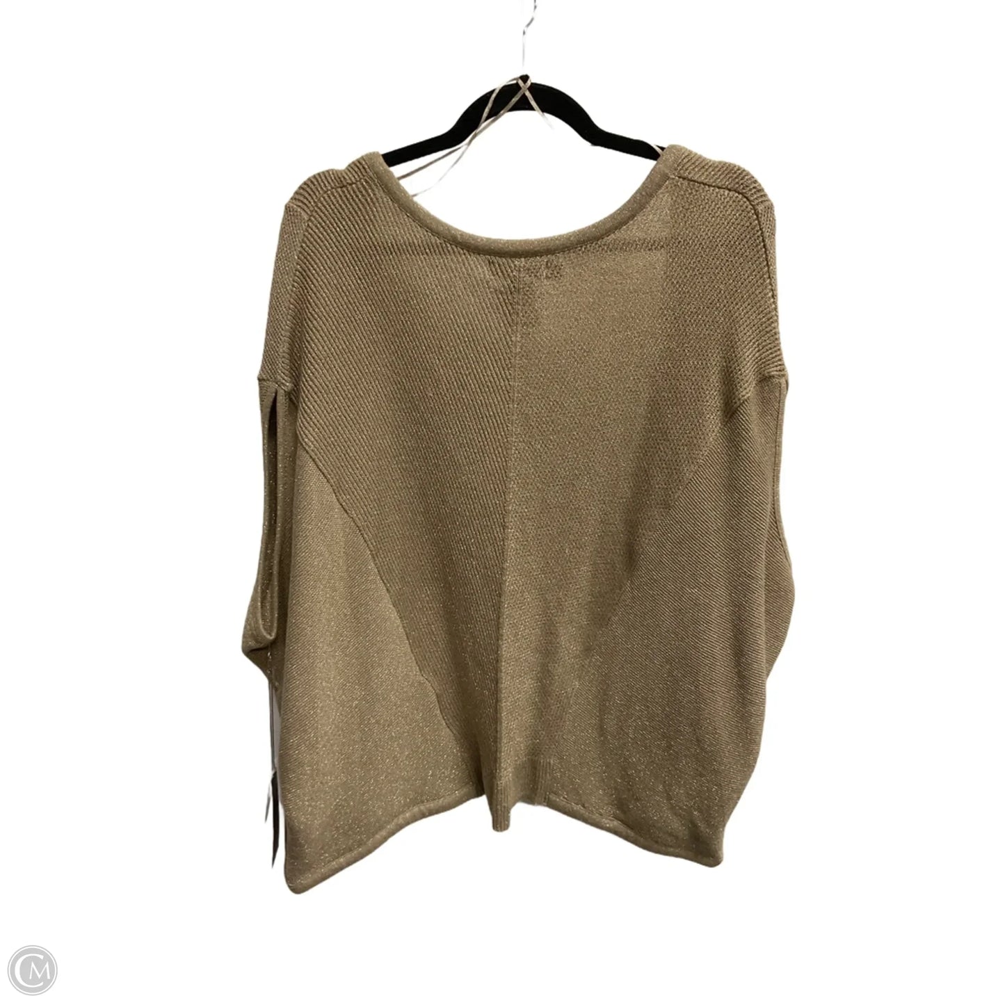 Vest Sweater By Jennifer Lopez In Gold, Size: Xl