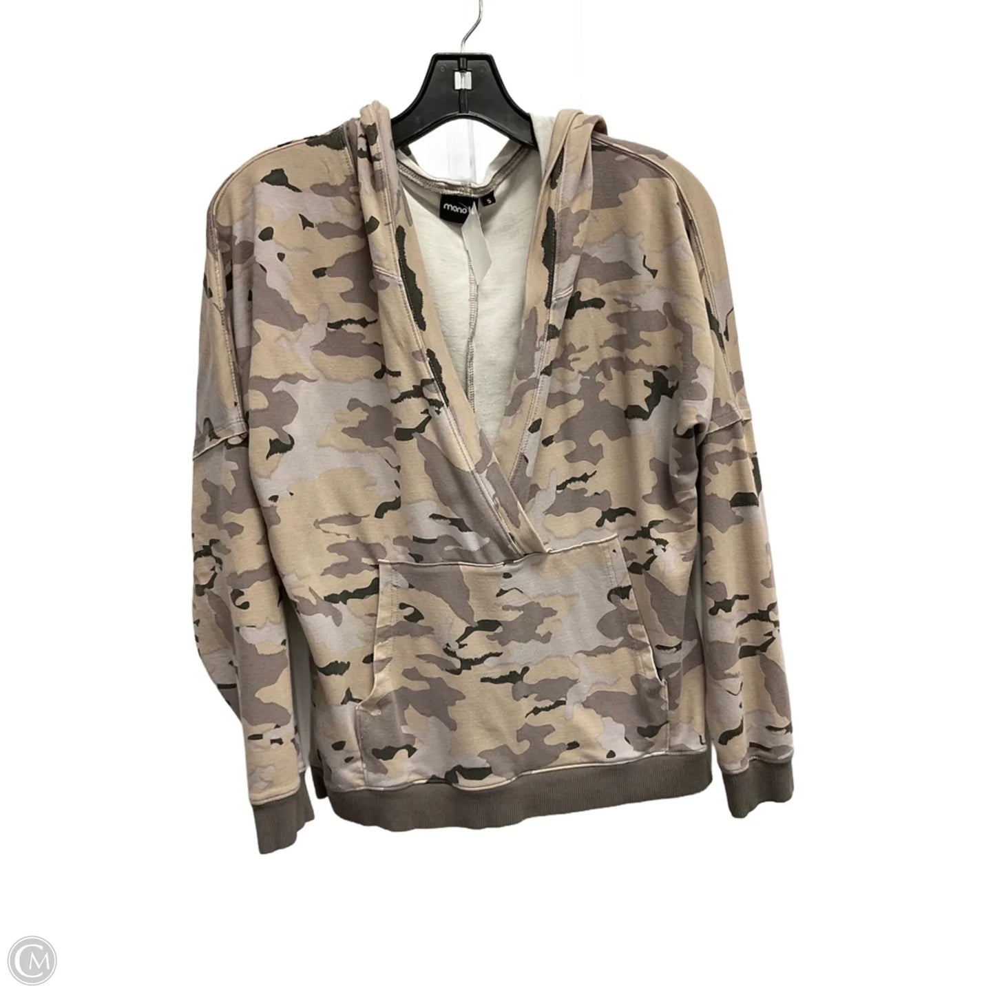 Sweatshirt Hoodie By Mono B In Camouflage Print, Size: S