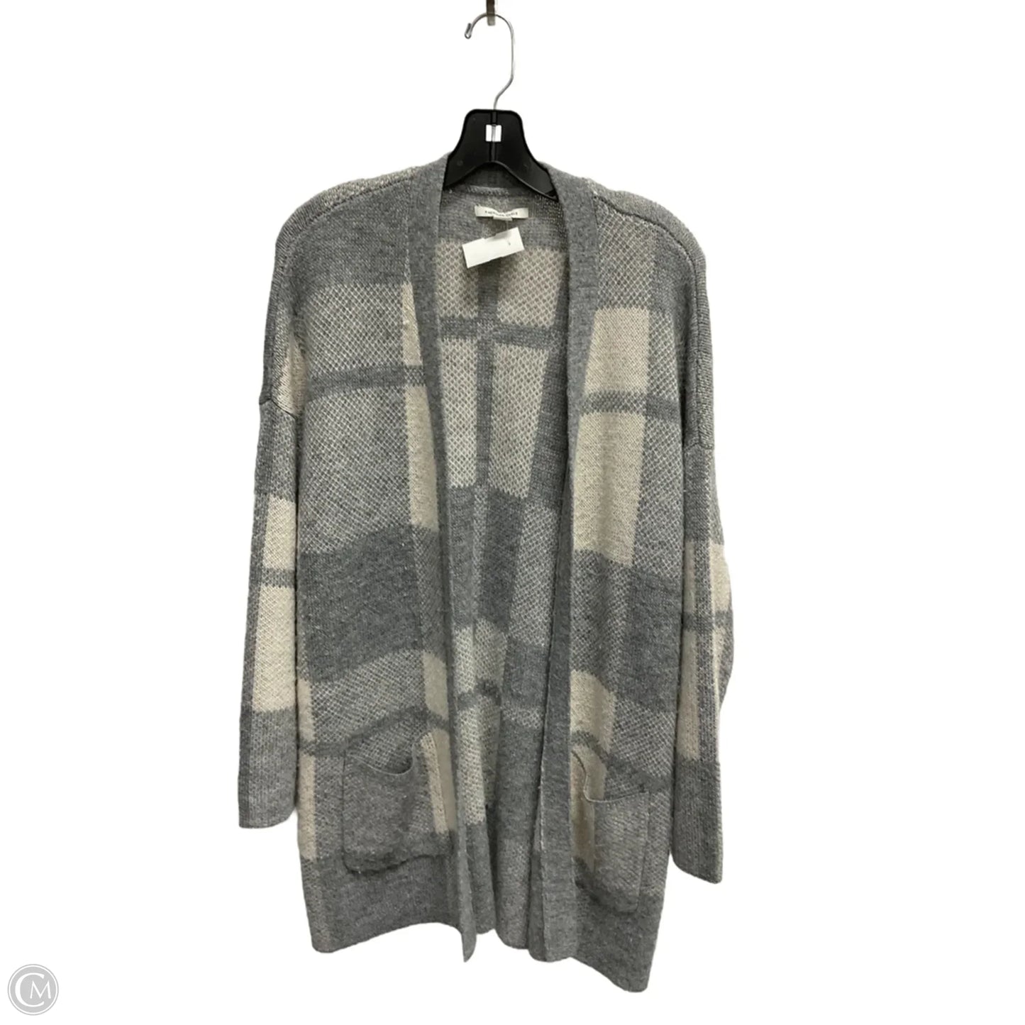 Sweater Cardigan By American Eagle In Grey, Size: S