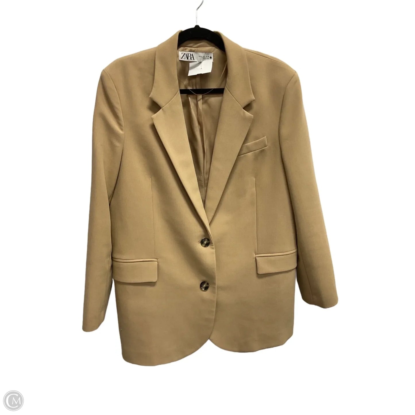 Blazer By Zara In Tan, Size: L