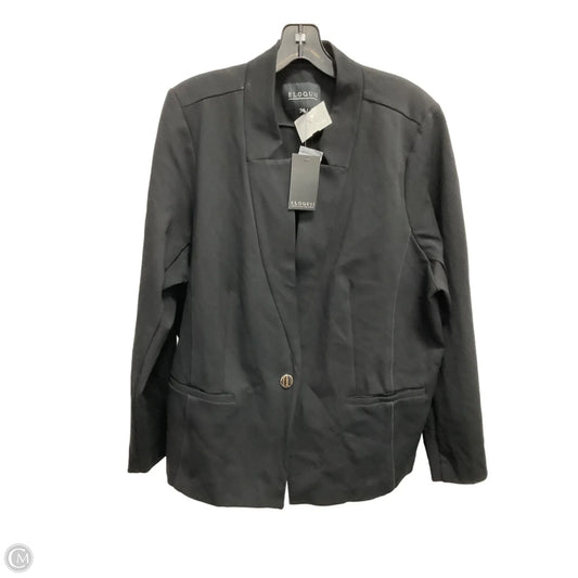 Blazer By Eloquii In Black, Size: 20
