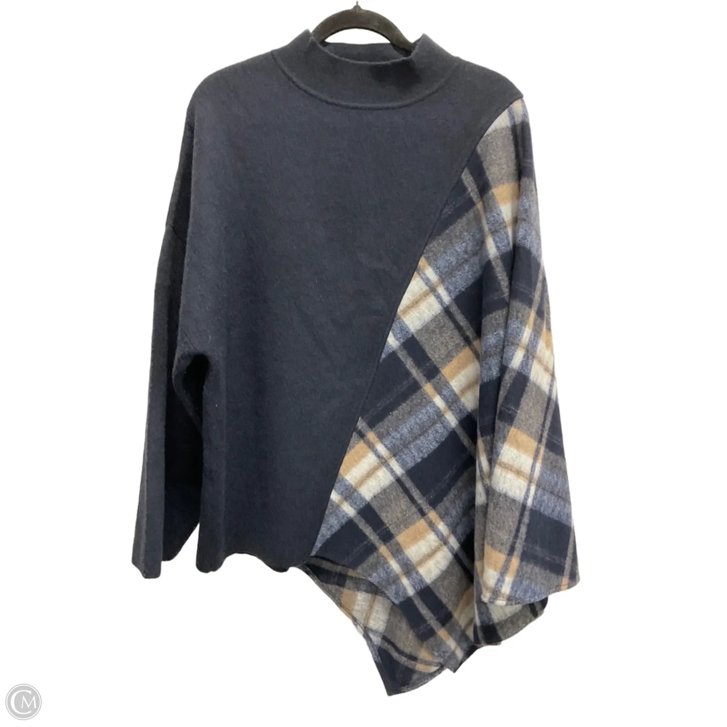 Poncho By Pilcro In Navy, Size: 0