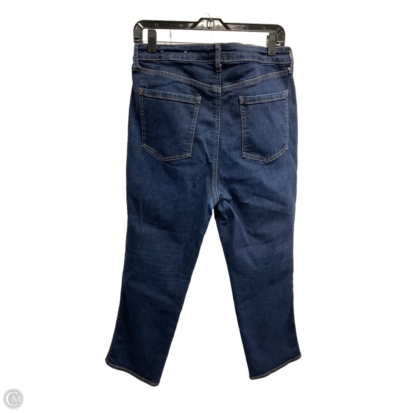 Jeans Straight By Chicos In Blue Denim, Size: 12