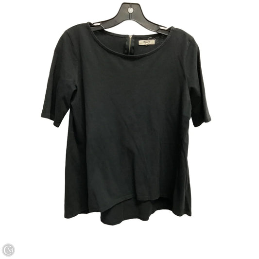 Top Short Sleeve By Madewell In Black, Size: S