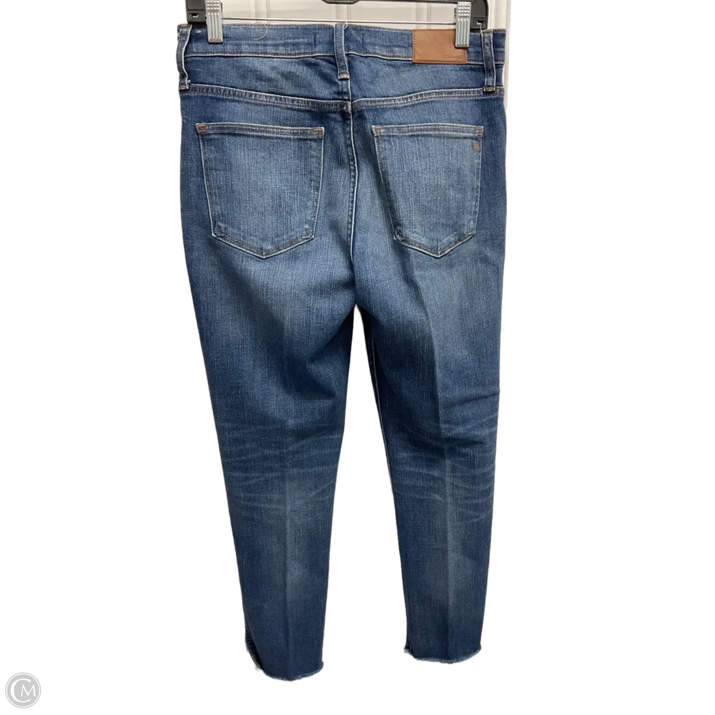 Jeans Skinny By Madewell In Blue Denim, Size: 8