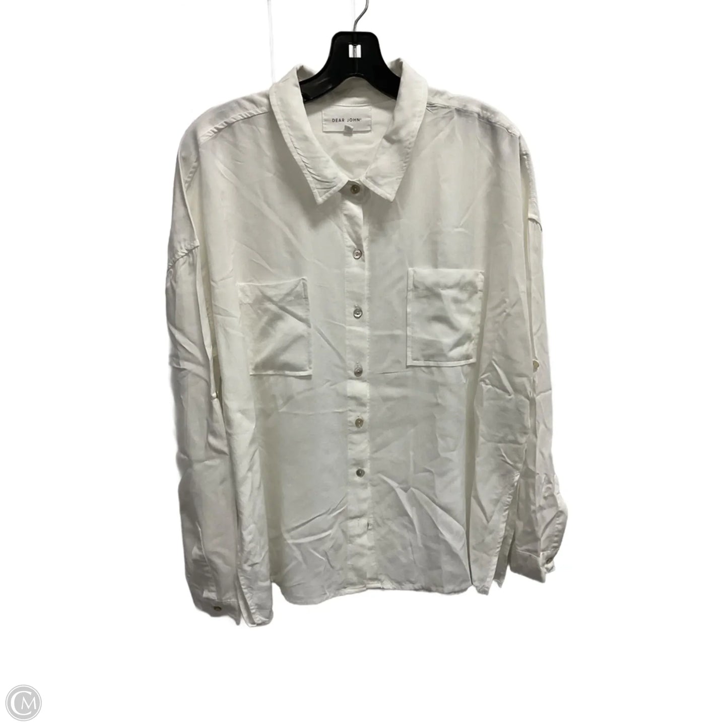 Blouse Long Sleeve By Dear John In White, Size: S
