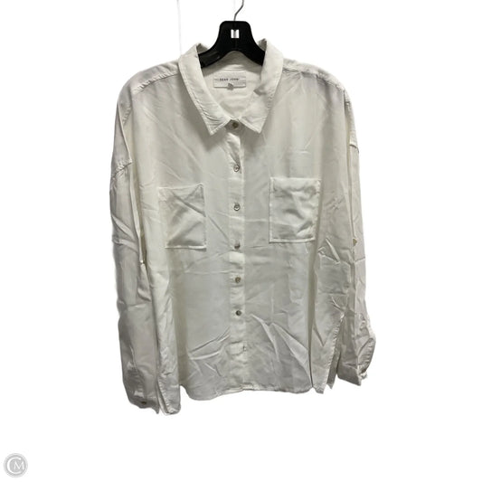 Blouse Long Sleeve By Dear John In White, Size: S