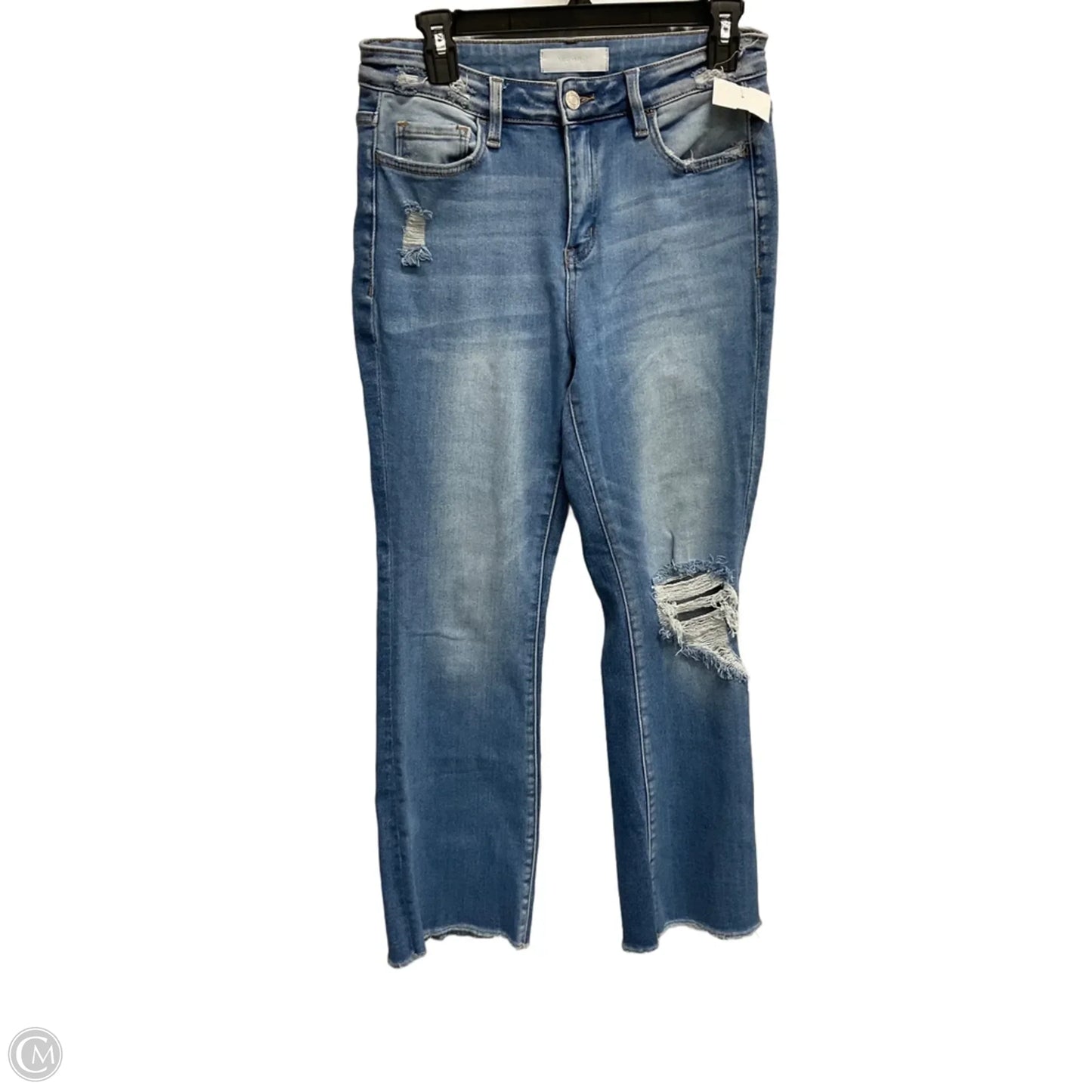 Jeans Cropped By Vervet In Blue Denim, Size: 4