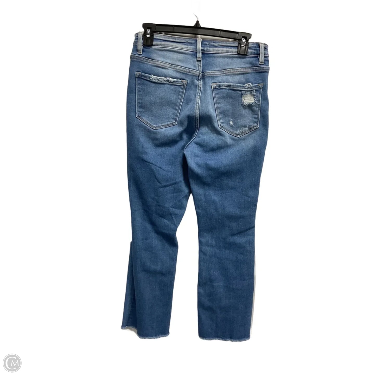 Jeans Cropped By Vervet In Blue Denim, Size: 4