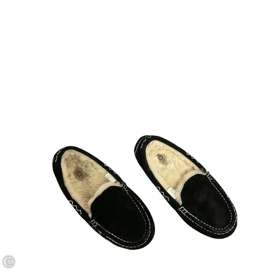 Slippers Designer By Ugg In Black, Size: 8