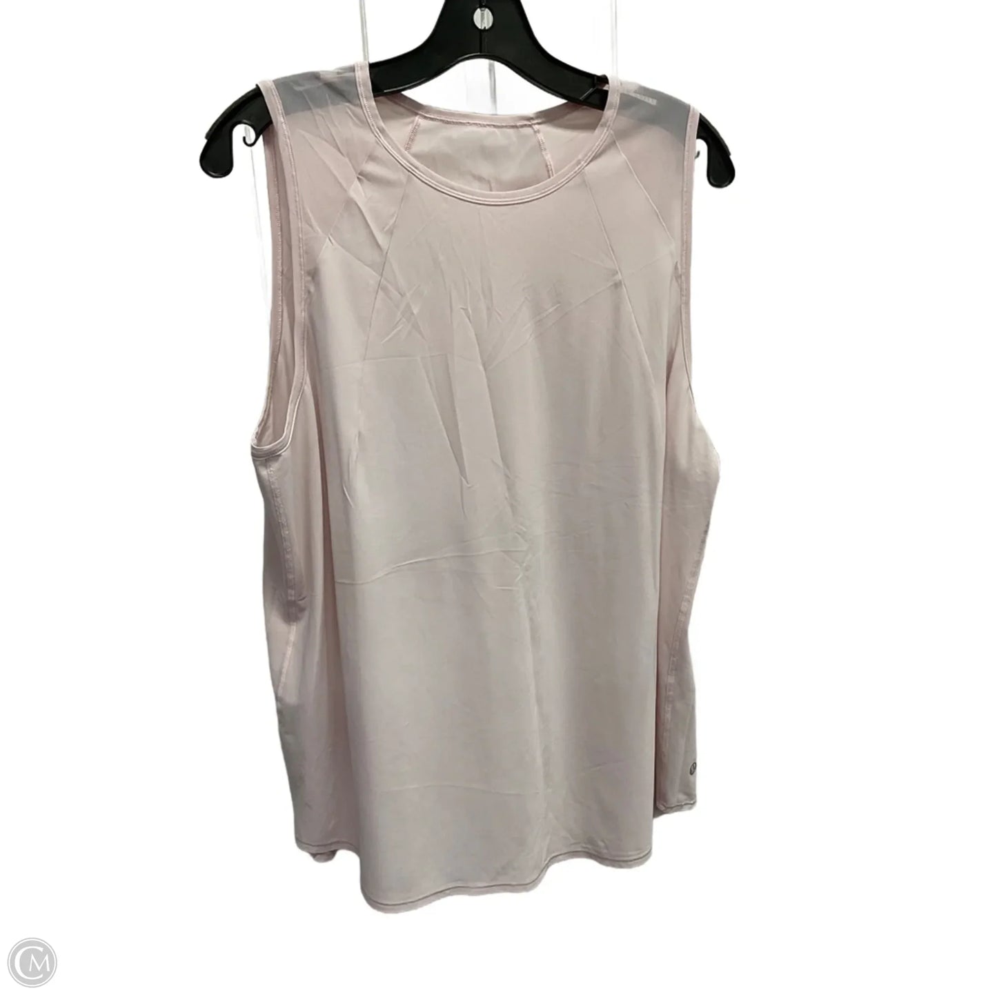 Athletic Tank Top By Lululemon In Pink, Size: L