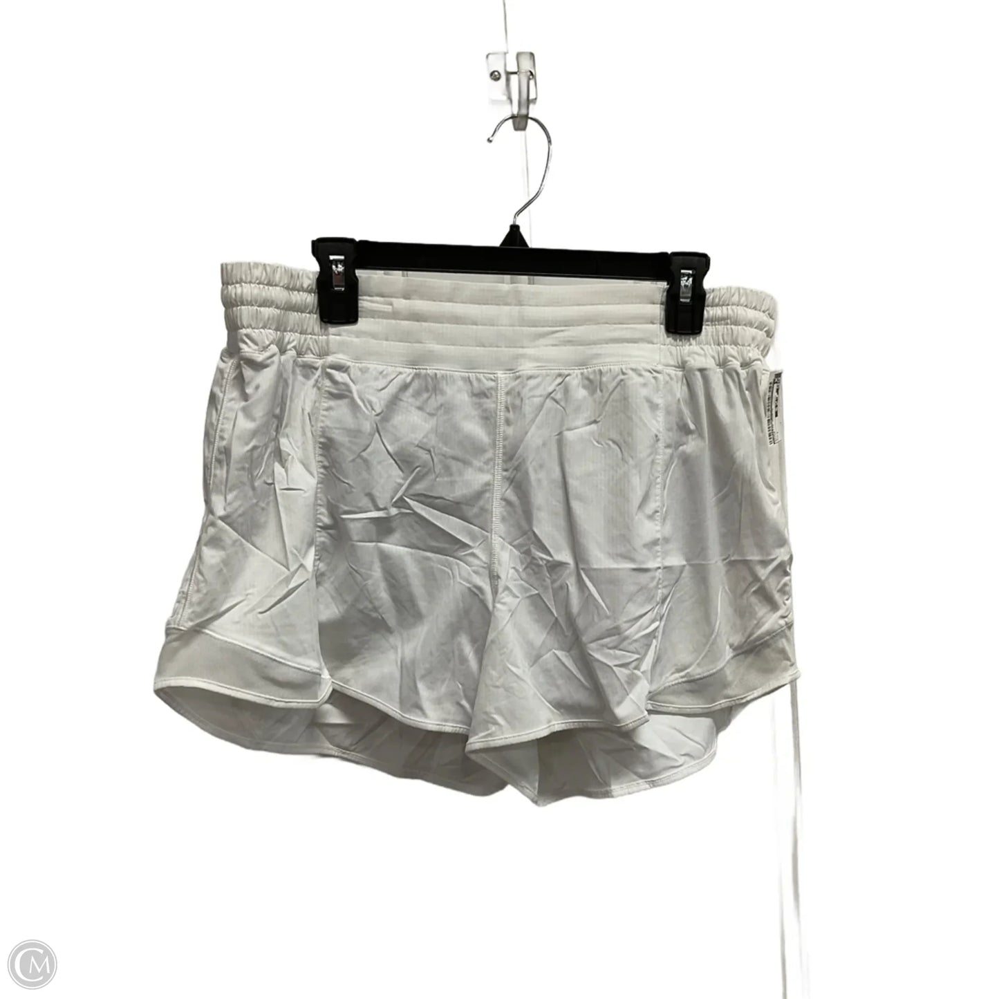 Athletic Shorts By Lululemon In White, Size: L