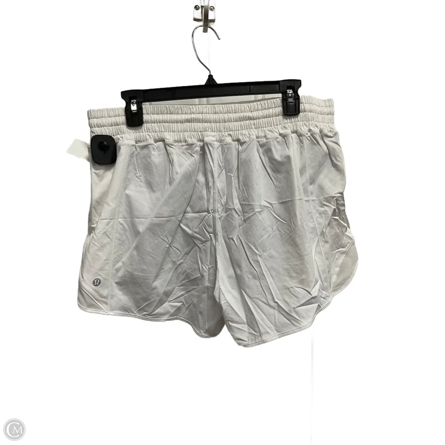 Athletic Shorts By Lululemon In White, Size: L