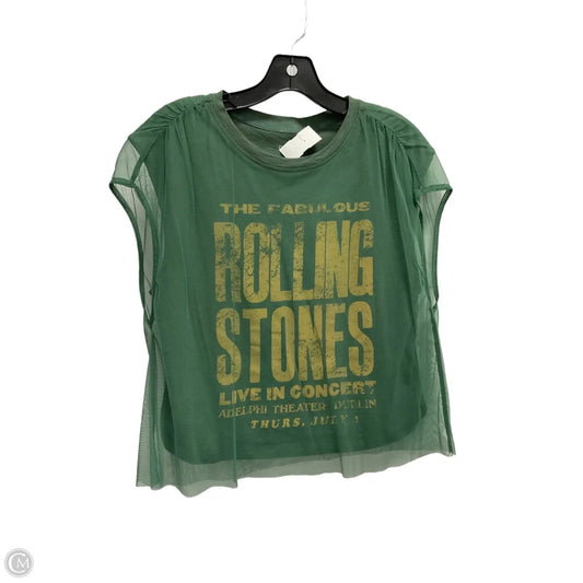 Top Short Sleeve By Pilcro In Green, Size: S