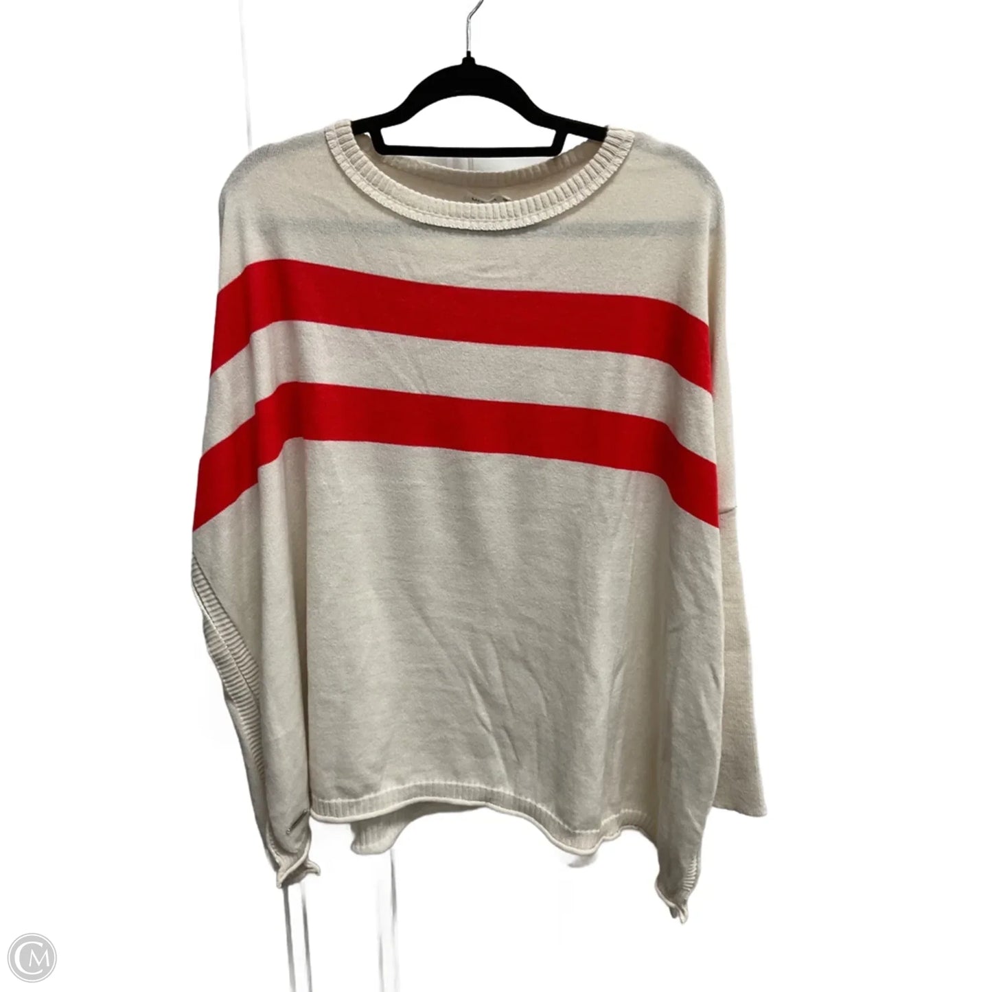 Sweater By Mer Sea In Striped Pattern, Size: Osfm