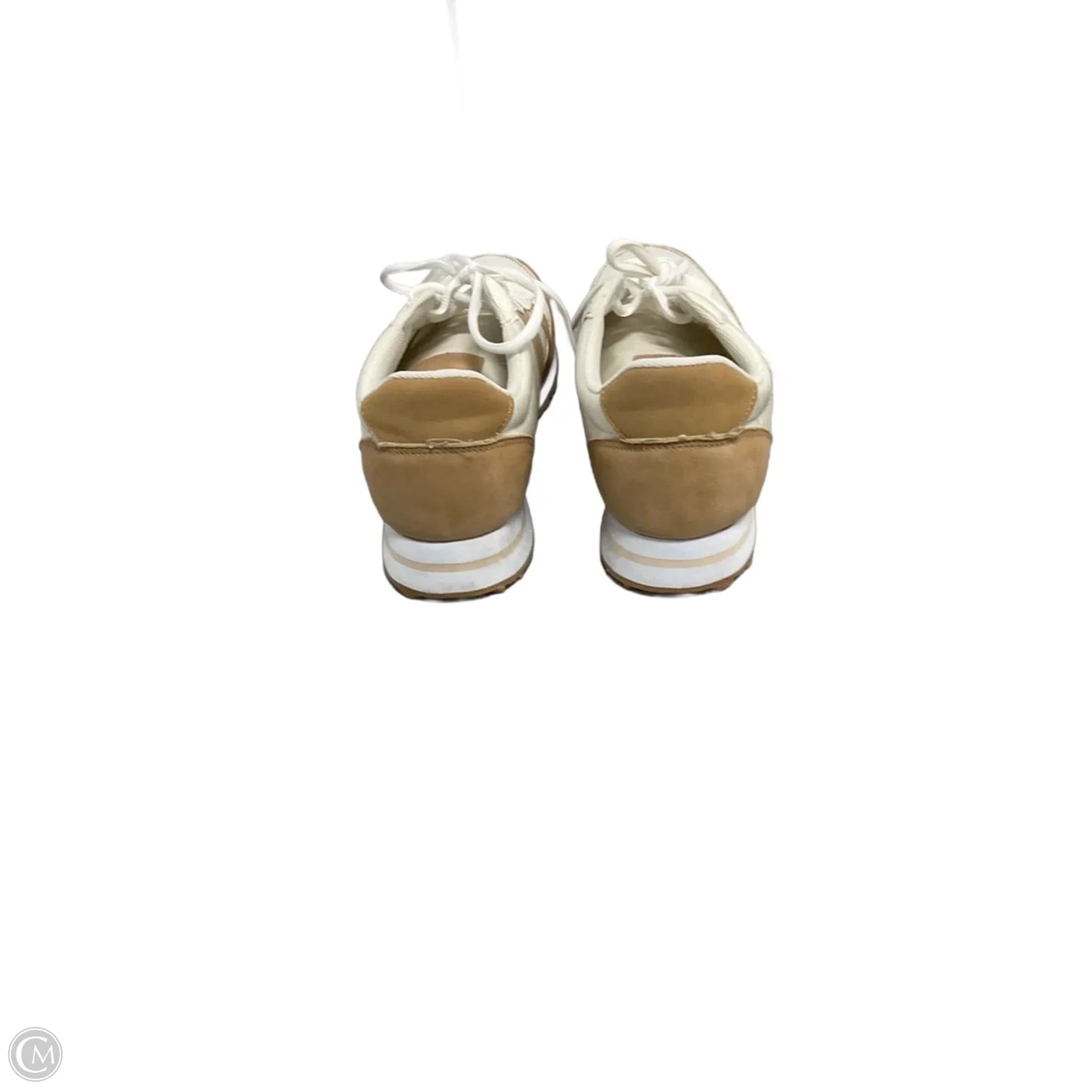 Shoes Sneakers By Clothes Mentor In Tan, Size: 8
