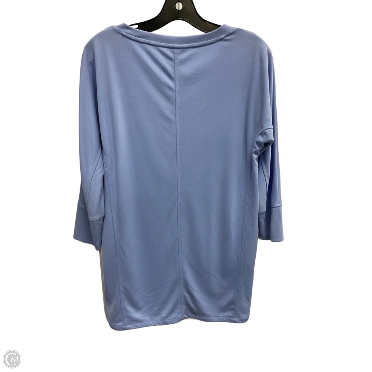 Top 3/4 Sleeve By Chicos In Blue, Size: S