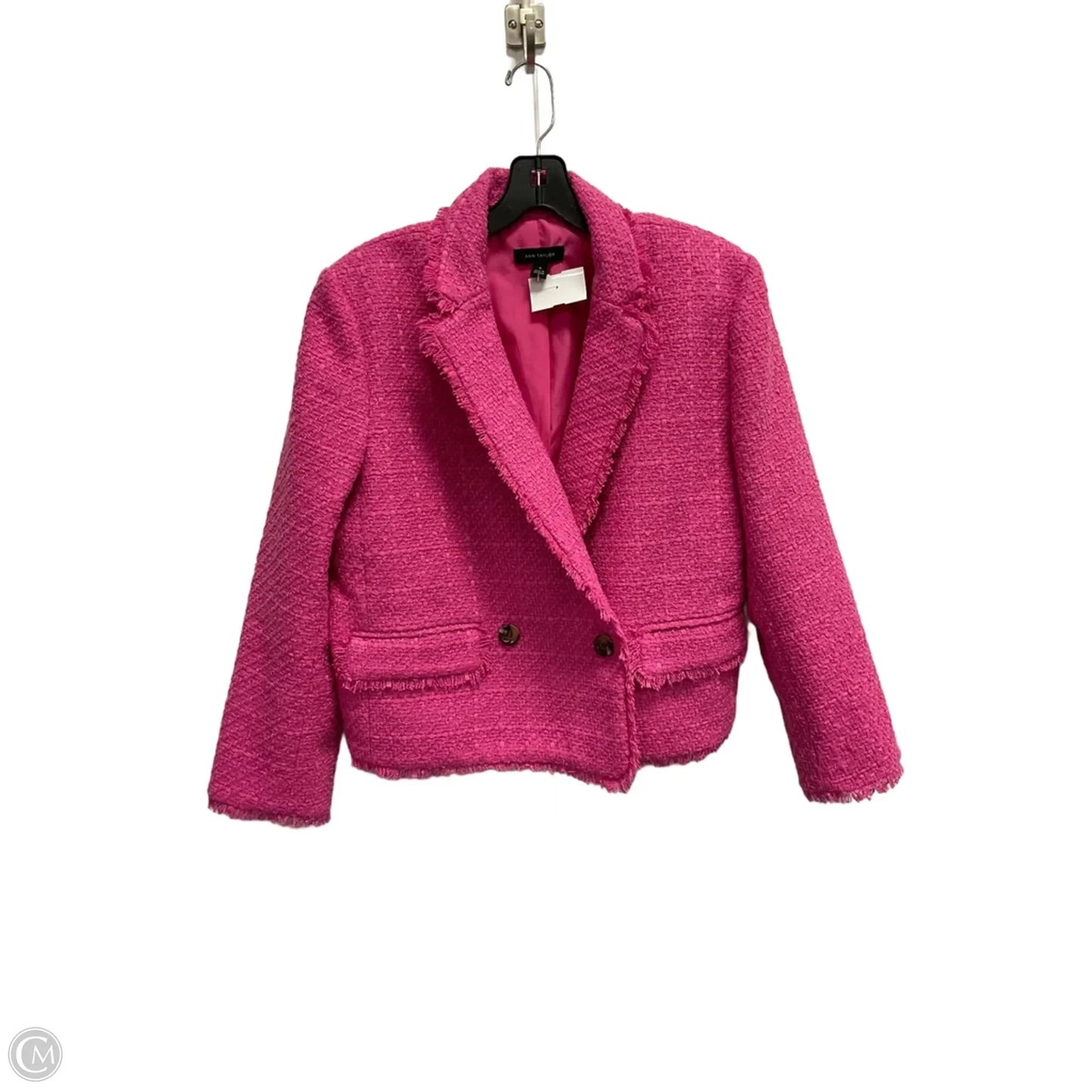 Blazer By Ann Taylor In Pink, Size: M