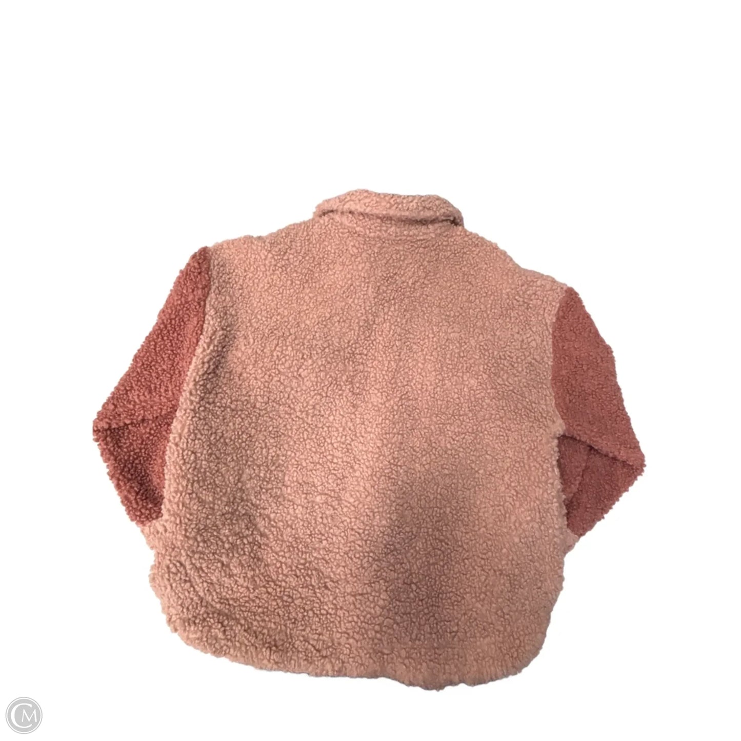 Jacket Faux Fur & Sherpa By Blu Pepper In Pink, Size: S