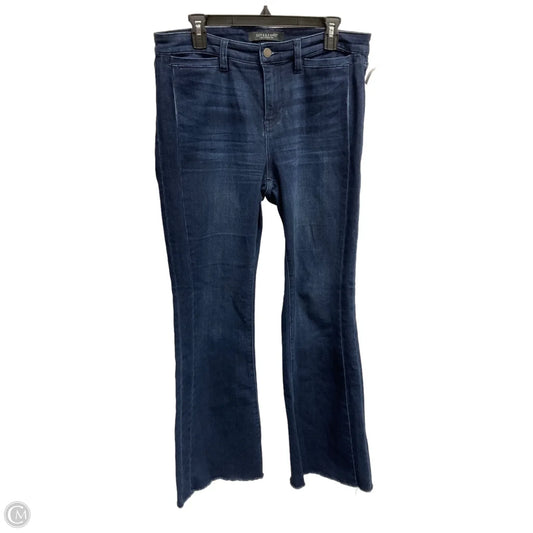 Jeans Flared By Liverpool In Blue Denim, Size: 10