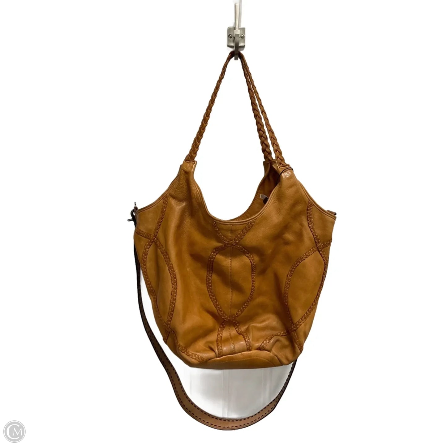 Tote Leather By Cma, Size: Large