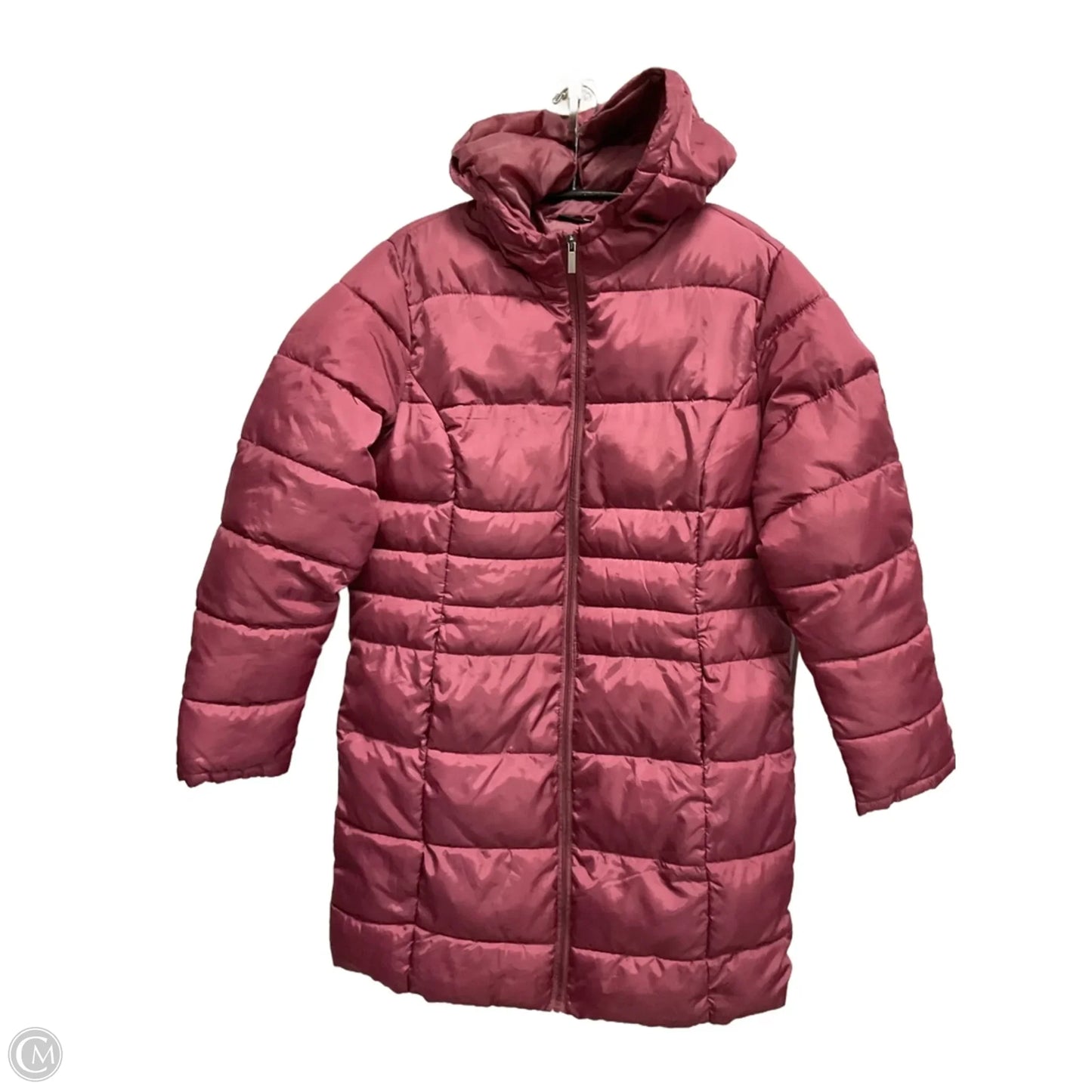 Coat Parka By Clothes Mentor In Pink, Size: L