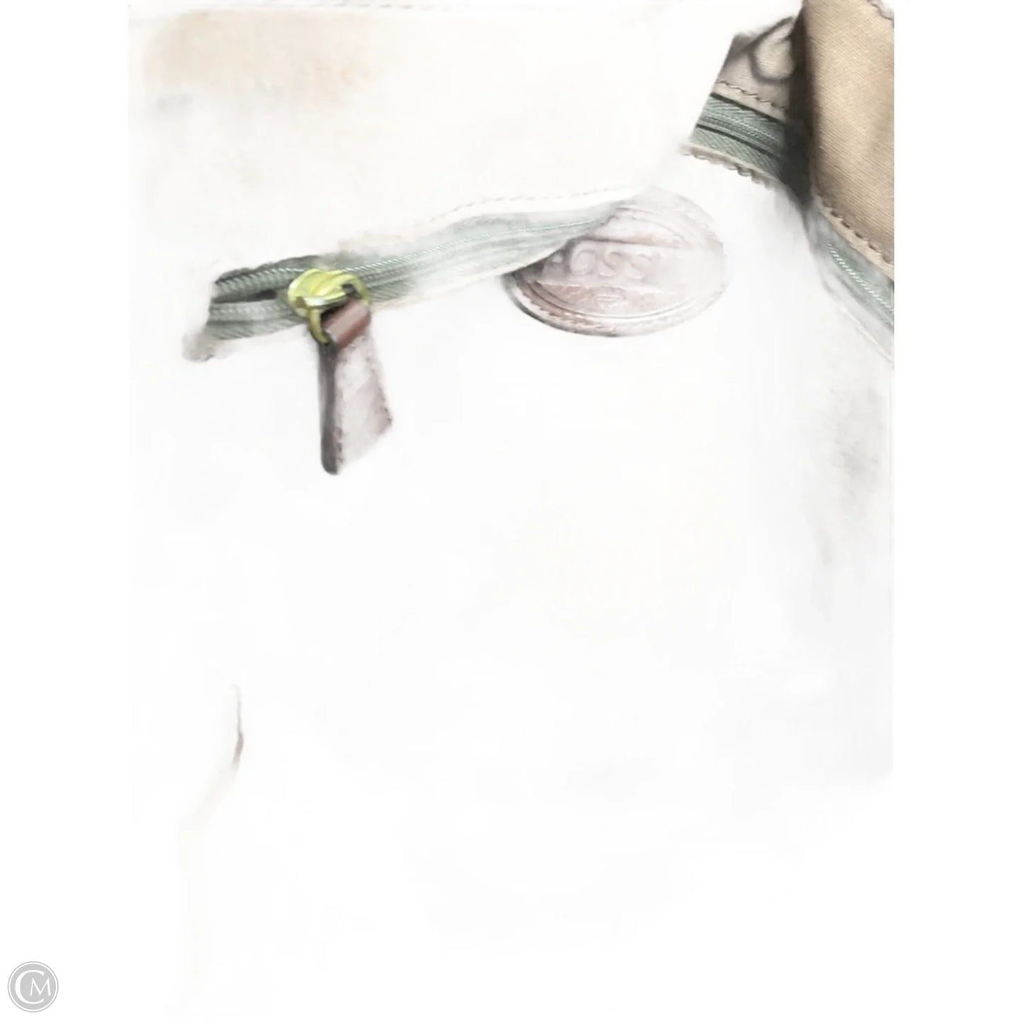 Crossbody Leather By Fossil, Size: Large