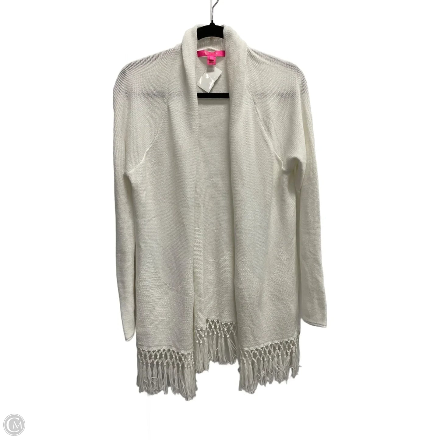 Cardigan Designer By Lilly Pulitzer In White, Size: L