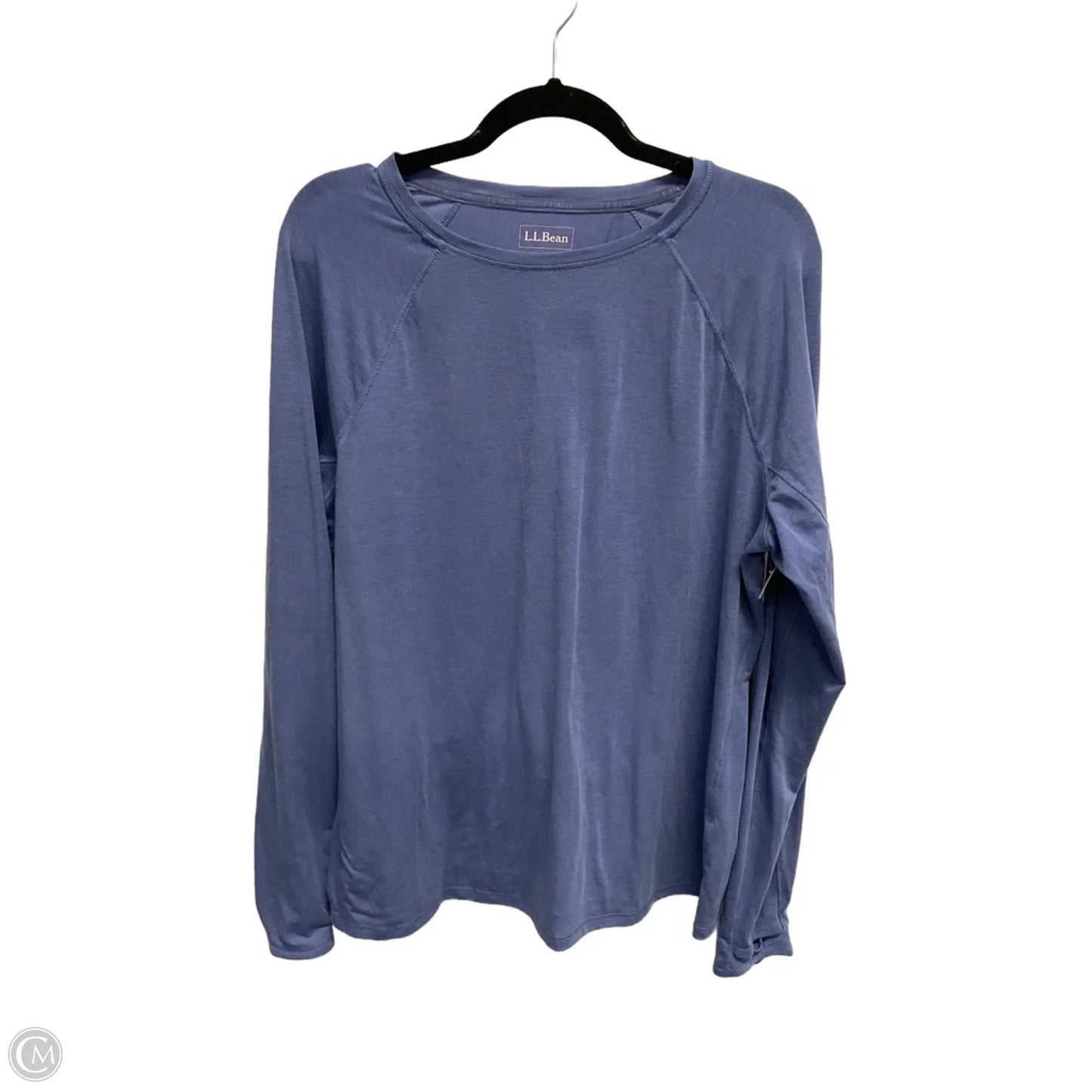 Top Long Sleeve Basic By L.l. Bean In Blue, Size: Xl