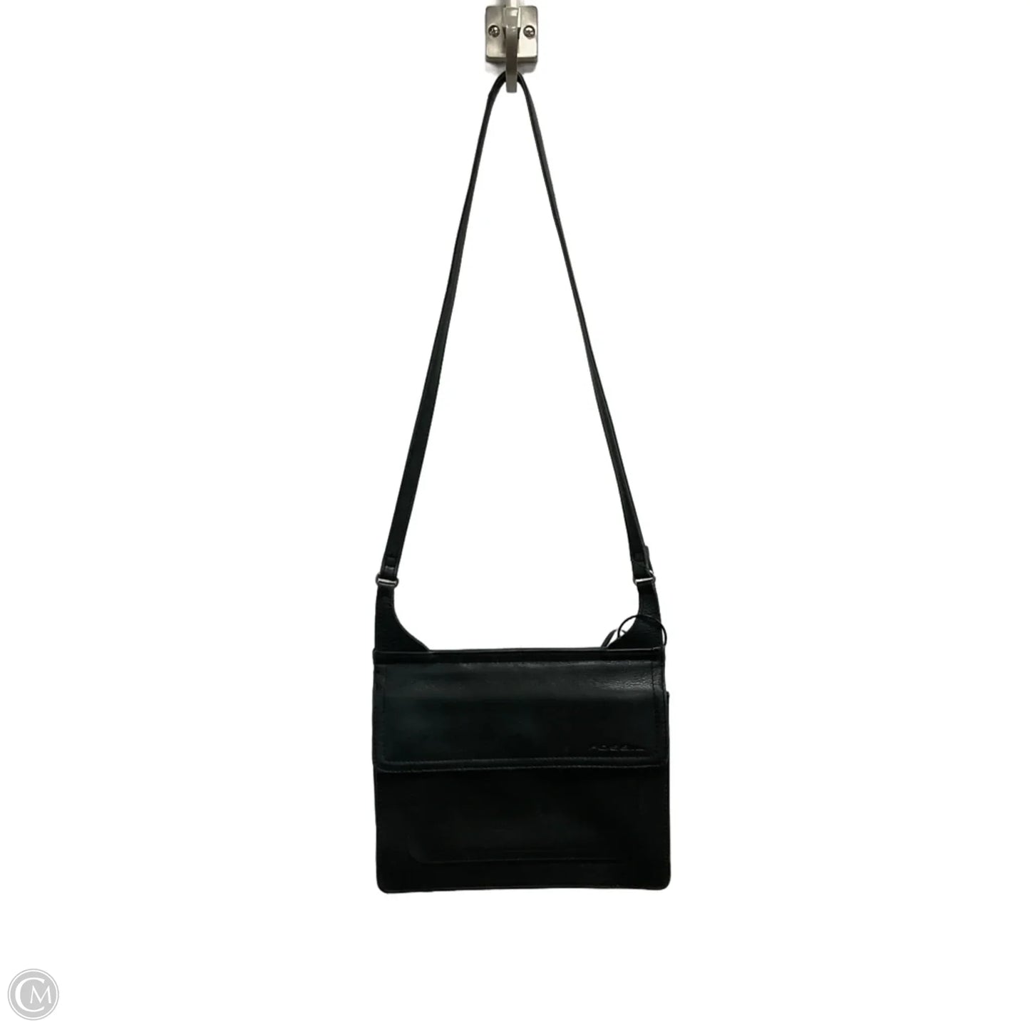 Handbag Leather By Fossil, Size: Medium